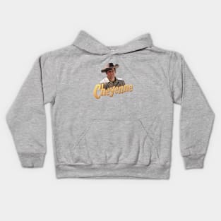 Cheyenne - Clint Walker - 50s Tv Western Kids Hoodie